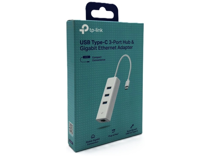 TP-Link UE330C V1 Hub 3 ports USB ryhmässä TIETOKOONET & TARVIKKEET / Tietokonetarvikkeet / USB-telakat @ TP E-commerce Nordic AB (D10564)