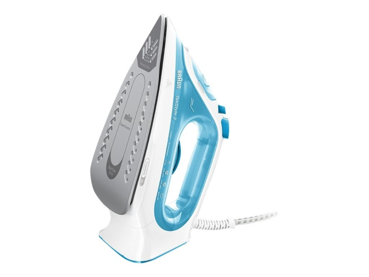 Braun TexStyle 3 SI 3053 BL Steam iron 2400W Blue White ryhmässä KOTI, TALOUS JA PUUTARHA / Vaatehuolto / Silitysrauta @ TP E-commerce Nordic AB (D10581)