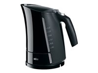 Braun Multiquick 5 Kedel 1.7liter Onyx ryhmässä KOTI, TALOUS JA PUUTARHA / Kodinkoneet / Vesi ja mehu / Vedenkeitin @ TP E-commerce Nordic AB (D10601)