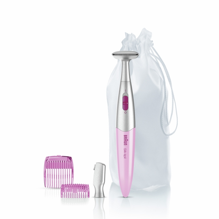 Braun Silk-épil Styler FG1100 bikinitrimmer Rosa ryhmässä KAUNEUS JA TERVEYS / Hiukset &Stailaus / Sheivaus ja trimmaus / Hiustrimmerit @ TP E-commerce Nordic AB (D10607)