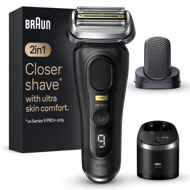 Braun Series 9 Pro+ 9590cc Shaver ryhmässä KAUNEUS JA TERVEYS / Hiukset &Stailaus / Sheivaus ja trimmaus / Parranajokoneet @ TP E-commerce Nordic AB (D10617)