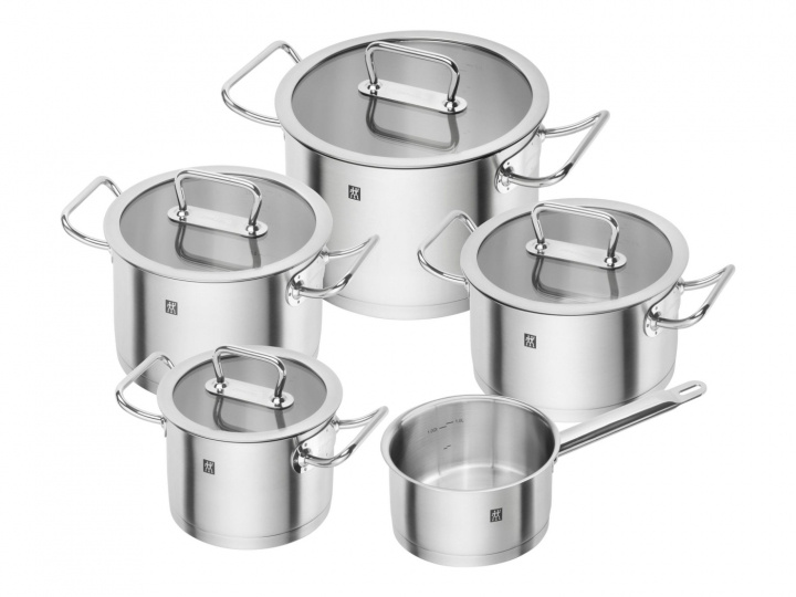 Zwilling Pro cauldron set 5 pcs, Silver ryhmässä KOTI, TALOUS JA PUUTARHA / Keittiövälineet / Padat ja kattilat @ TP E-commerce Nordic AB (D10619)