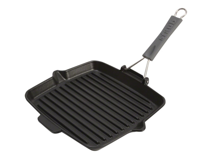 Zwilling STAUB Grill pan 24x24cm, Black ryhmässä KOTI, TALOUS JA PUUTARHA / Keittiövälineet / Paistinpannut @ TP E-commerce Nordic AB (D10626)