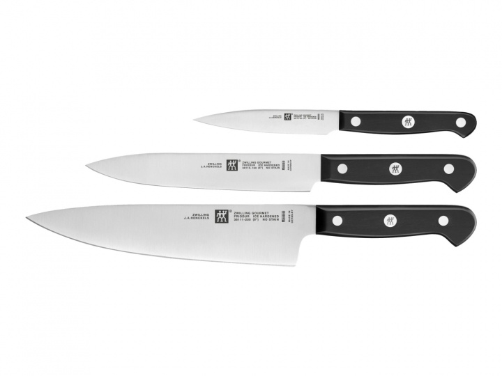 Zwilling GOURMET Knife set, 3 knives ryhmässä KOTI, TALOUS JA PUUTARHA / Keittiövälineet / Keittiöveitset ja veitsenteroittimet @ TP E-commerce Nordic AB (D10631)