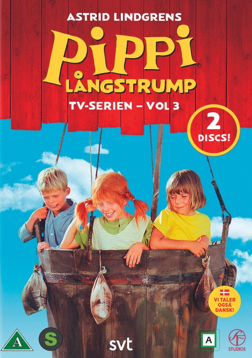 Pippi Långstrump Tv-Serie Box 3 (2-Disc) ryhmässä KODINELEKTRONIIKKA / Ääni & Kuva / TV & Tarvikkeet / Elokuvat / DVD @ TP E-commerce Nordic AB (D10688)