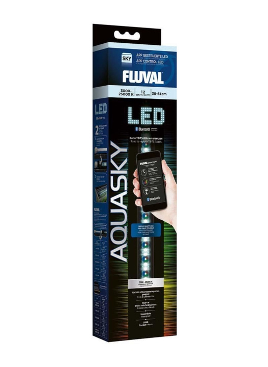 Fluval Aquasky Led 12W 38-61Cm - (120.8300) - (120.8300) ryhmässä KOTI, TALOUS JA PUUTARHA / Lemmikkitarvikkeet / Akvaariotarvikkeet @ TP E-commerce Nordic AB (D10843)