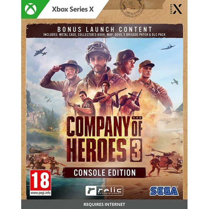 Company of Heroes 3 (Launch Edition) (XseriesX) ryhmässä KODINELEKTRONIIKKA / Pelikonsolit & Tarvikkeet / Xbox Series X / Peli @ TP E-commerce Nordic AB (D10899)