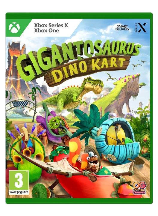 Gigantosaurus: Dino Kart (XseriesX) ryhmässä KODINELEKTRONIIKKA / Pelikonsolit & Tarvikkeet / Xbox Series X / Peli @ TP E-commerce Nordic AB (D10957)