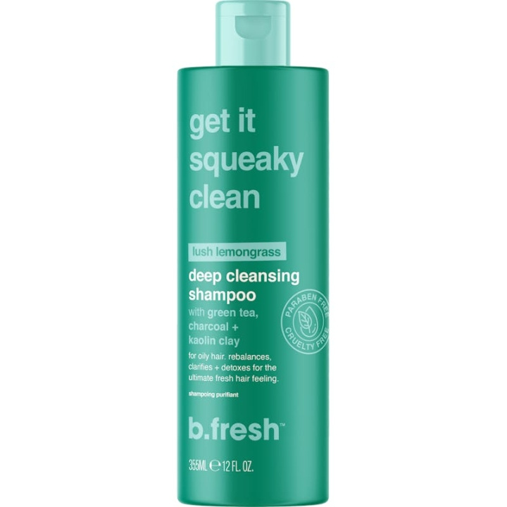 b.fresh Get It Squeaky Clean syväpuhdistava shampoo 355 ml ryhmässä KAUNEUS JA TERVEYS / Hiukset &Stailaus / Hiustenhoito / Shampoo @ TP E-commerce Nordic AB (D11056)