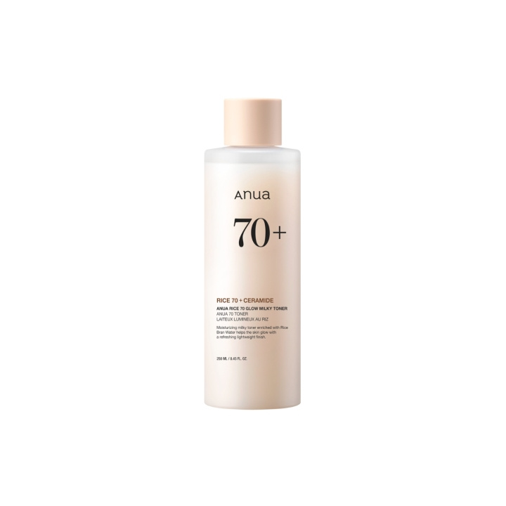 Anua Rice 70 Glow Milky Toner - 250 ml ryhmässä KAUNEUS JA TERVEYS / Ihonhoito / Kasvot / Kasvovesi ja Facemist @ TP E-commerce Nordic AB (D11248)