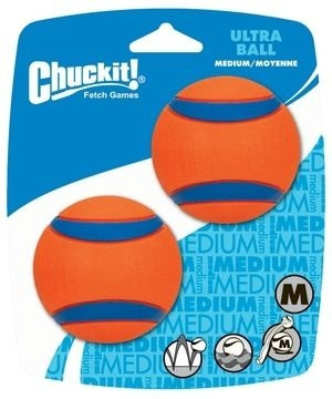 Chuckit - Ultra Ball M 6 cm 2 pakettia - (CHUC17001) ryhmässä KOTI, TALOUS JA PUUTARHA / Lemmikkitarvikkeet / Koira @ TP E-commerce Nordic AB (D11257)