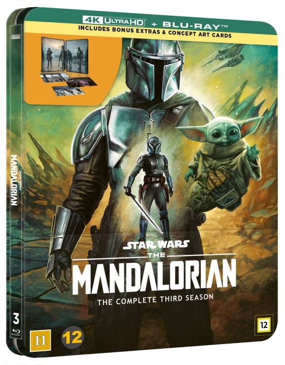 The Mandalorian S3 ryhmässä KODINELEKTRONIIKKA / Ääni & Kuva / TV & Tarvikkeet / Elokuvat / Blu-ray @ TP E-commerce Nordic AB (D11317)