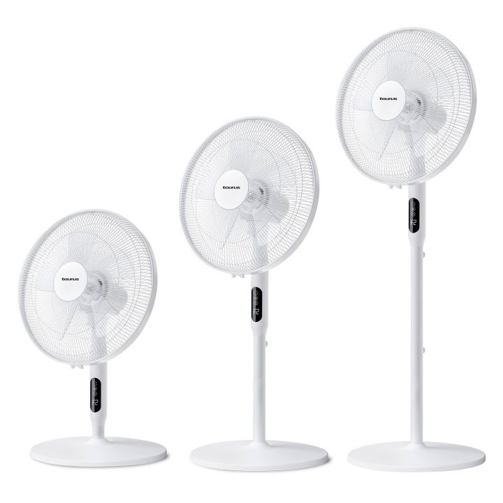 Taurus Fan 40cm 3-In-1 Ice Brise White ryhmässä KOTI, TALOUS JA PUUTARHA / Tuulettimet ja ilmastointilaitteet / Lämpöpuhaltimet @ TP E-commerce Nordic AB (D11366)