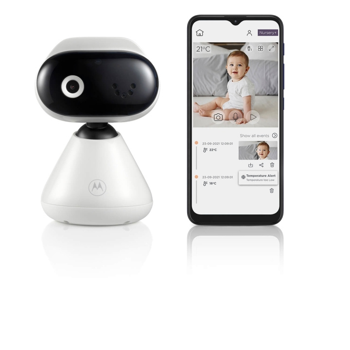 Motorola Baby Monitor PIP1000 WIFI Camera ryhmässä LELUT, TUOTTEET LAPSILLE JA VAUVOILLE / Lapsiturvallisuus / Itkuhälyttimet @ TP E-commerce Nordic AB (D11410)