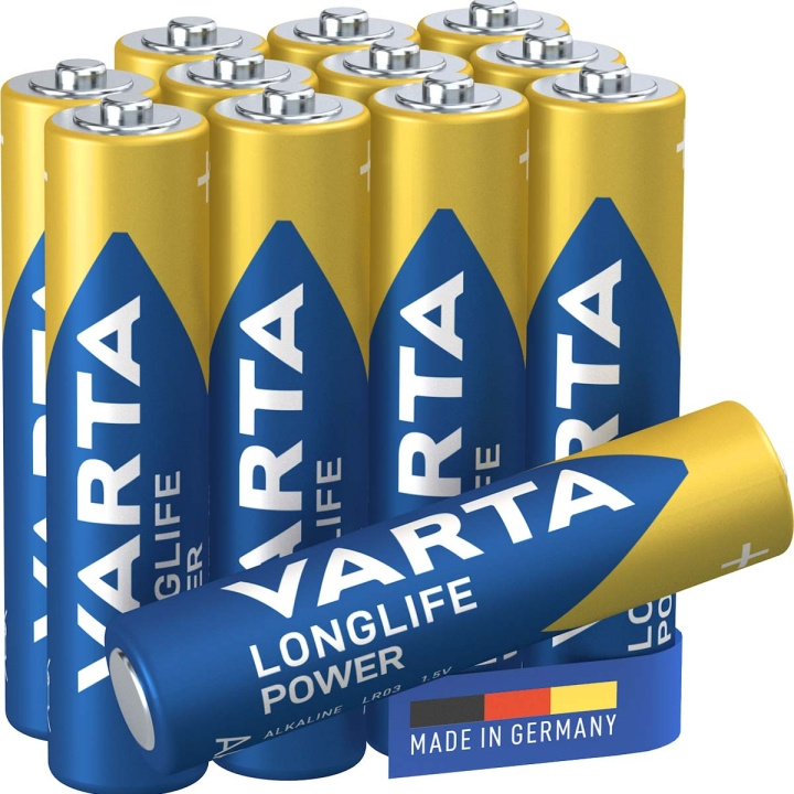 Varta Alkaliparisto AAA 1.5 V High Energy 12-Pakkaus ryhmässä KODINELEKTRONIIKKA / Paristot & Laturit / Ladattavat paristot / AAA @ TP E-commerce Nordic AB (D11444)