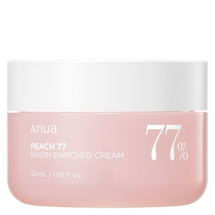 Anua Peach 77% Niacin Enriched Cream 50ml ryhmässä KAUNEUS JA TERVEYS / Ihonhoito / Kasvot / Päivävoide @ TP E-commerce Nordic AB (D11594)