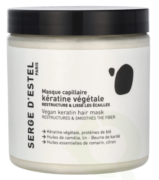 Serge D\'Estel Sulfate-Free Keratin Mask 250 g ryhmässä KAUNEUS JA TERVEYS / Hiukset &Stailaus / Hiustenhoito / Hiusnaamio @ TP E-commerce Nordic AB (D11642)