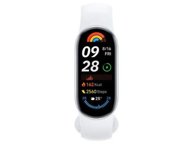 Xiaomi Smart Band 9 Silver ryhmässä URHEILU, VAPAA-AIKA JA HARRASTUS / Urheilu- ja sykekellot / Älykellot @ TP E-commerce Nordic AB (D11868)