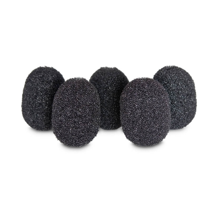 Rycote Lavalier Foams Black 5-Pack ryhmässä KODINELEKTRONIIKKA / Ääni & Kuva / Kädessä pidettävät mikrofonit @ TP E-commerce Nordic AB (D12023)