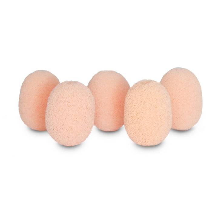 Rycote Lavalier Foams Beige 5-Pack ryhmässä KODINELEKTRONIIKKA / Ääni & Kuva / Kädessä pidettävät mikrofonit @ TP E-commerce Nordic AB (D12024)