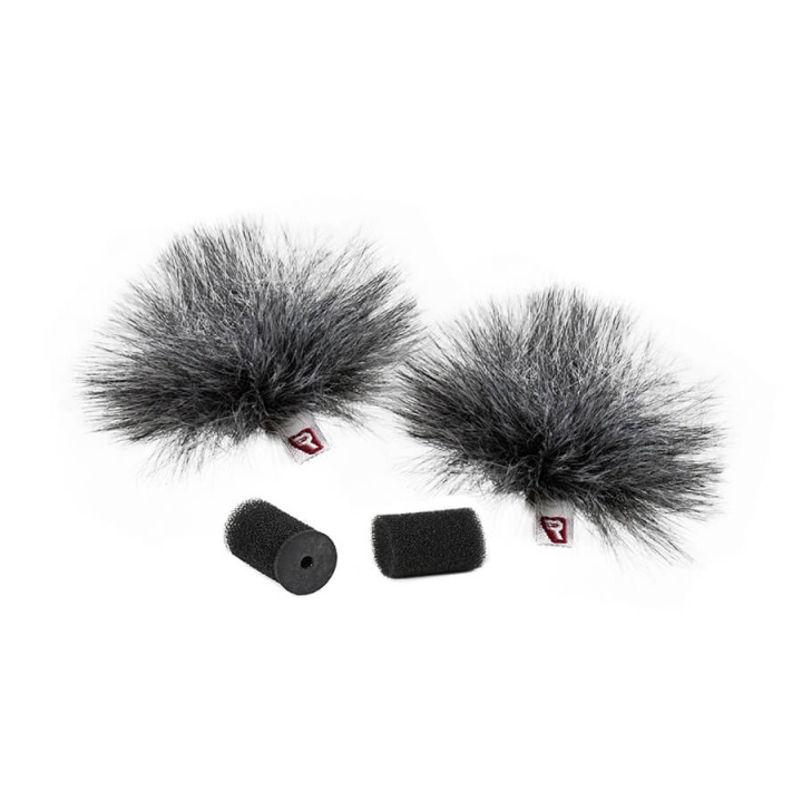 Rycote Windjammer Lavalier Ristretto Pair Grey ryhmässä KODINELEKTRONIIKKA / Ääni & Kuva / Kädessä pidettävät mikrofonit @ TP E-commerce Nordic AB (D12042)