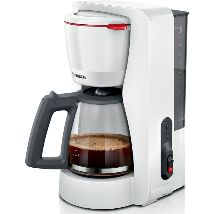 Bosch Kaffebryggare TKA2M111 Vit 1200Watt Avtagbar tank ryhmässä KOTI, TALOUS JA PUUTARHA / Kodinkoneet / Kahvikoneet ja tarvikkeet / Kahvinkeittimet @ TP E-commerce Nordic AB (D12119)