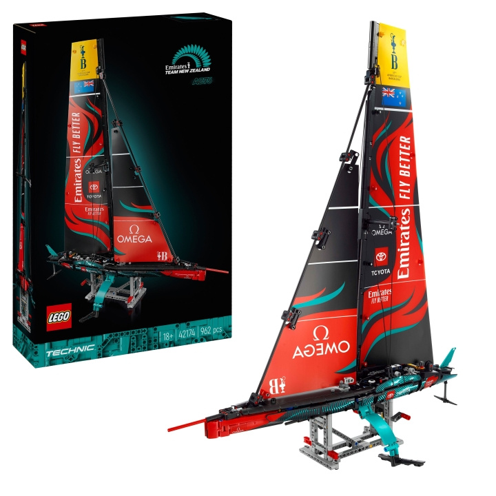 LEGO Tekniikka - Emirates Team New Zealand AC75 Yacht (42174) ryhmässä LELUT, TUOTTEET LAPSILLE JA VAUVOILLE / Leikkikalut, Askartelu &Pelit / Rakennuslelut / Lego @ TP E-commerce Nordic AB (D12155)