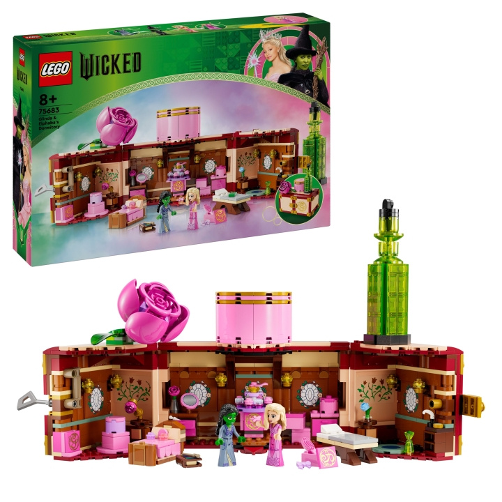 LEGO Wicked - Glindan ja Elphaban asuntola (75683) ryhmässä LELUT, TUOTTEET LAPSILLE JA VAUVOILLE / Leikkikalut, Askartelu &Pelit / Rakennuslelut / Lego @ TP E-commerce Nordic AB (D12158)