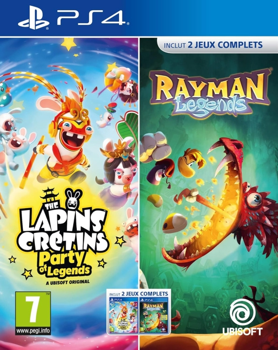 Rabbids Party Of Legends + Rayman Legends (FR/Multi in Game) (PS4) ryhmässä KODINELEKTRONIIKKA / Pelikonsolit & Tarvikkeet / Sony PlayStation 4 / Peli @ TP E-commerce Nordic AB (D12162)