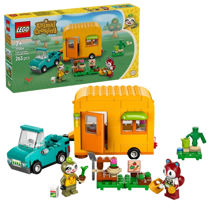 LEGO Animal Crossing - Leif\'s Caravan & Garden Shop (77054) ryhmässä LELUT, TUOTTEET LAPSILLE JA VAUVOILLE / Leikkikalut, Askartelu &Pelit / Rakennuslelut / Lego @ TP E-commerce Nordic AB (D12236)