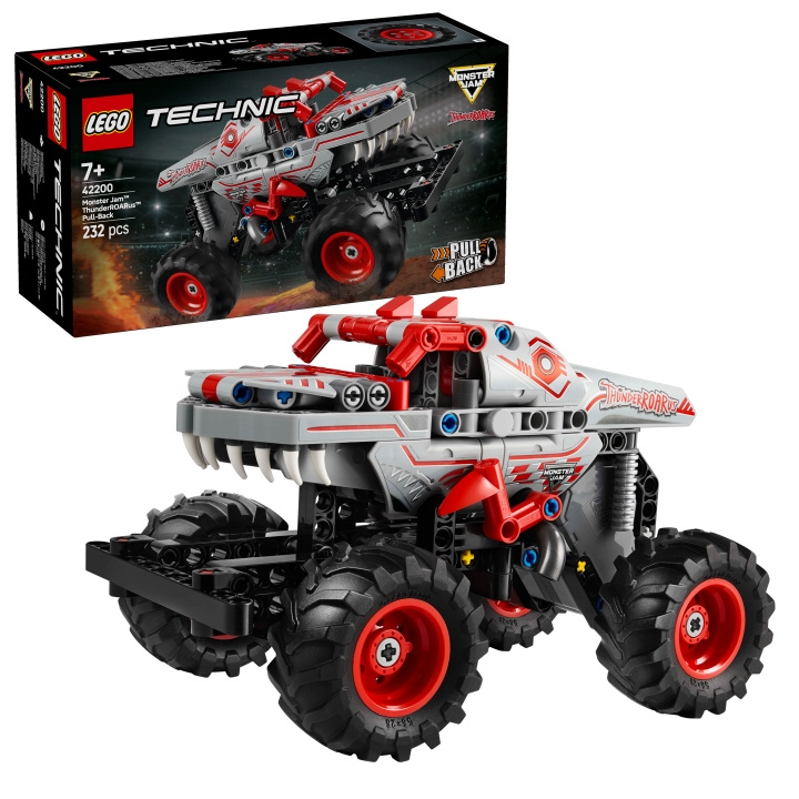 LEGO Technic - Monster Jam™ ThunderROARus™ Pull-Back (42200) ryhmässä LELUT, TUOTTEET LAPSILLE JA VAUVOILLE / Leikkikalut, Askartelu &Pelit / Rakennuslelut / Lego @ TP E-commerce Nordic AB (D12238)