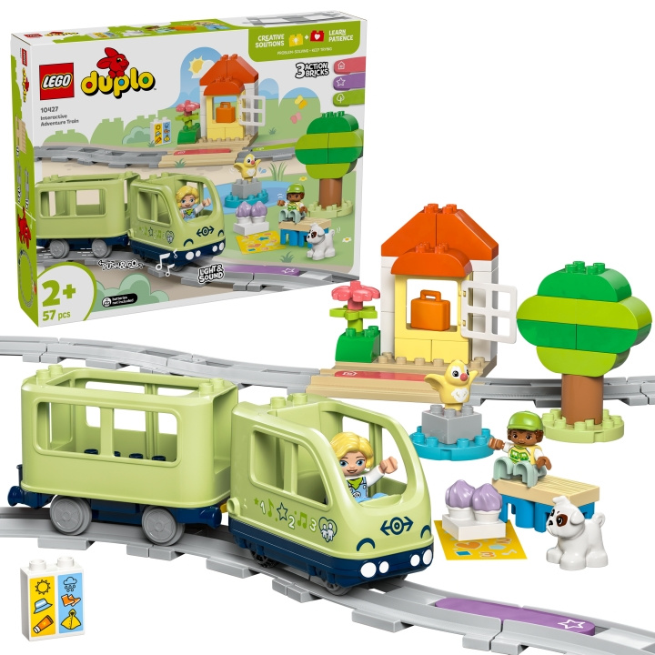 LEGO DUPLO Town - interaktiivinen seikkailujuna (10427) ryhmässä LELUT, TUOTTEET LAPSILLE JA VAUVOILLE / Leikkikalut, Askartelu &Pelit / Rakennuslelut / Lego @ TP E-commerce Nordic AB (D12256)