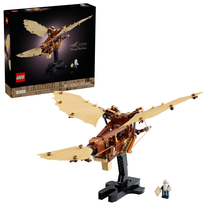 LEGO Ikonit - Leonardo da Vincin lentokone (10363) ryhmässä LELUT, TUOTTEET LAPSILLE JA VAUVOILLE / Leikkikalut, Askartelu &Pelit / Rakennuslelut / Lego @ TP E-commerce Nordic AB (D12264)