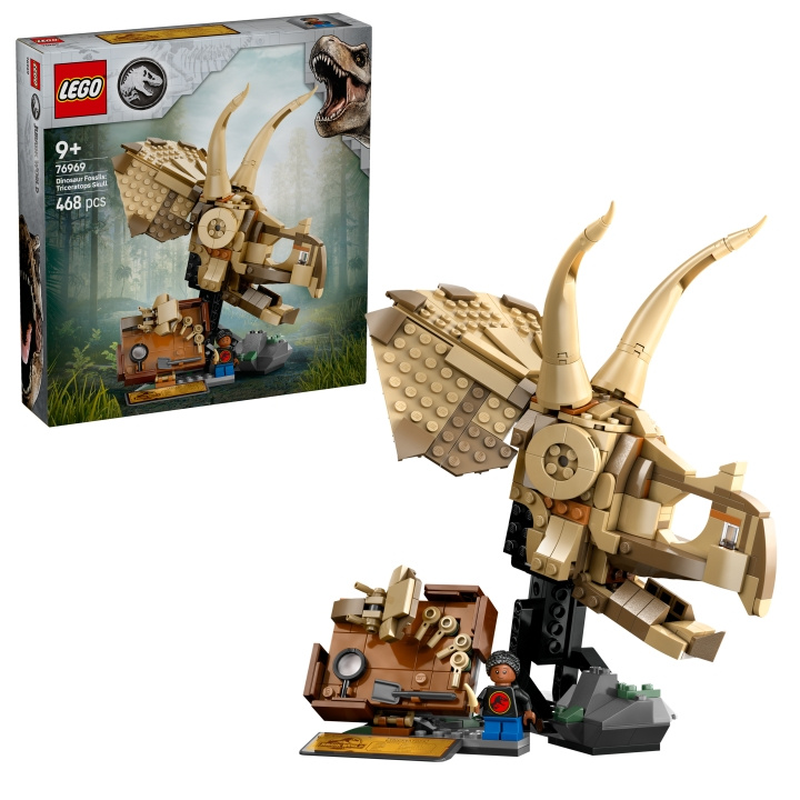 LEGO Jurassic World - Dinosaurusfossiilit: Triceratopsin kallo (76969) ryhmässä LELUT, TUOTTEET LAPSILLE JA VAUVOILLE / Leikkikalut, Askartelu &Pelit / Rakennuslelut / Lego @ TP E-commerce Nordic AB (D12266)