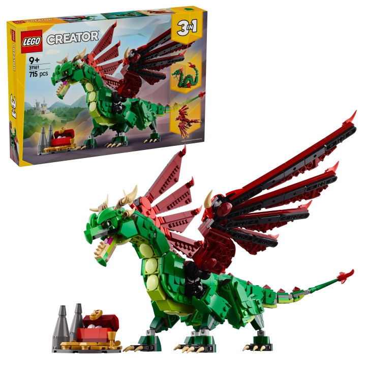 LEGO LEGO Luoja - Keskiaikainen lohikäärme (31161) ryhmässä LELUT, TUOTTEET LAPSILLE JA VAUVOILLE / Leikkikalut, Askartelu &Pelit / Rakennuslelut / Lego @ TP E-commerce Nordic AB (D12292)