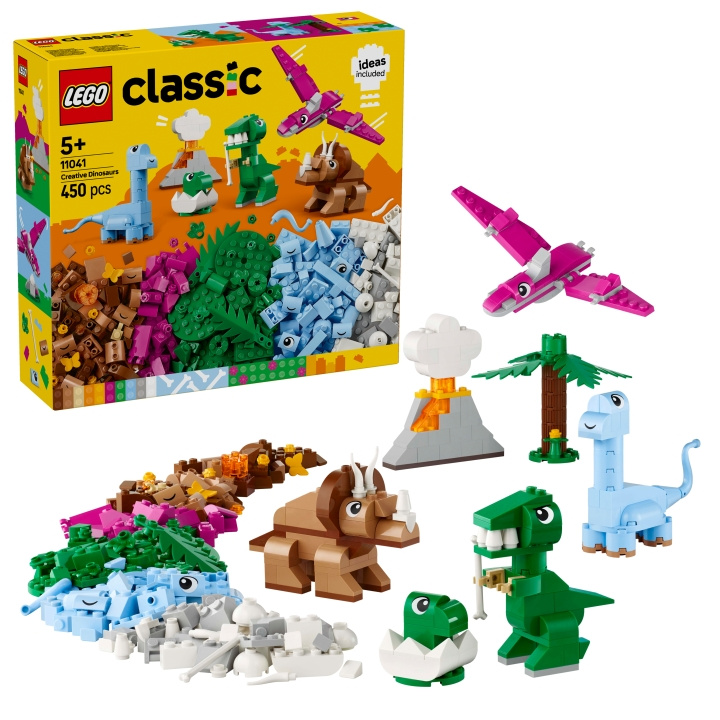 LEGO LEGO Klassikko - Luovat dinosaurukset (11041) ryhmässä LELUT, TUOTTEET LAPSILLE JA VAUVOILLE / Leikkikalut, Askartelu &Pelit / Rakennuslelut / Lego @ TP E-commerce Nordic AB (D12294)