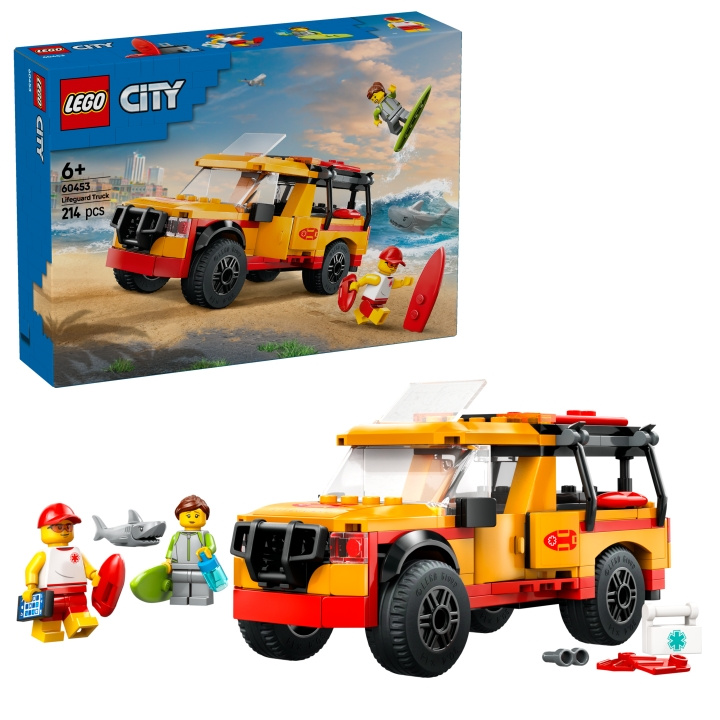 LEGO LEGO Kaupunki - hengenpelastajien rantapelastusauto (60453) ryhmässä LELUT, TUOTTEET LAPSILLE JA VAUVOILLE / Leikkikalut, Askartelu &Pelit / Rakennuslelut / Lego @ TP E-commerce Nordic AB (D12296)