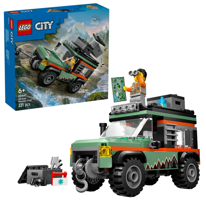 LEGO LEGO Kaupunki - Off-Road 4x4 Vuoristorekka (60447) ryhmässä LELUT, TUOTTEET LAPSILLE JA VAUVOILLE / Leikkikalut, Askartelu &Pelit / Rakennuslelut / Lego @ TP E-commerce Nordic AB (D12302)