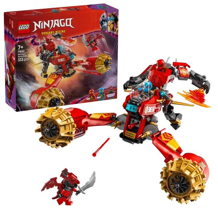 LEGO Ninjago - Kai\'s Mech Storm Rider (71830) ryhmässä LELUT, TUOTTEET LAPSILLE JA VAUVOILLE / Leikkikalut, Askartelu &Pelit / Figuurit, miniatyyrit ja tarvikkeet @ TP E-commerce Nordic AB (D12314)