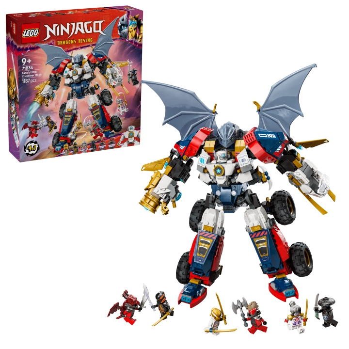 LEGO Ninjago - Zanen Ultra Combiner Mech (71834) ryhmässä LELUT, TUOTTEET LAPSILLE JA VAUVOILLE / Leikkikalut, Askartelu &Pelit / Figuurit, miniatyyrit ja tarvikkeet @ TP E-commerce Nordic AB (D12317)