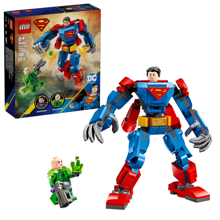 LEGO Supersankarit - Teräsmies™ Mech vs. Lex Luthor™ (76302) ryhmässä LELUT, TUOTTEET LAPSILLE JA VAUVOILLE / Leikkikalut, Askartelu &Pelit / Rakennuslelut / Lego @ TP E-commerce Nordic AB (D12322)