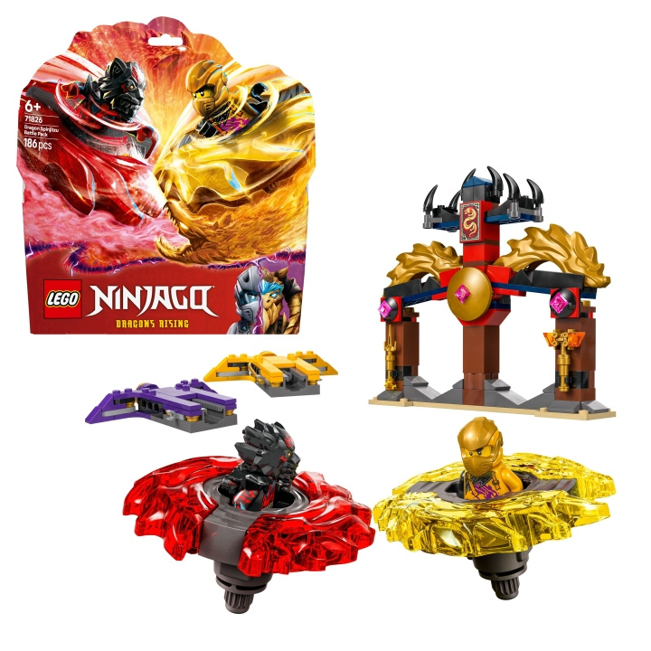 LEGO Ninjago - Lohikäärme Spinjitzu Battle Pack (71826) ryhmässä LELUT, TUOTTEET LAPSILLE JA VAUVOILLE / Leikkikalut, Askartelu &Pelit / Figuurit, miniatyyrit ja tarvikkeet @ TP E-commerce Nordic AB (D12325)