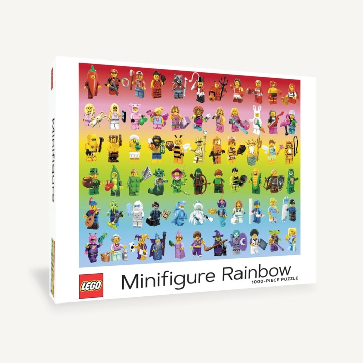 LEGO MiniFigure Rainbow Puzzle 1000+ (ACB1438) ryhmässä LELUT, TUOTTEET LAPSILLE JA VAUVOILLE / Leikkikalut, Askartelu &Pelit / Lasten palapeli @ TP E-commerce Nordic AB (D12332)