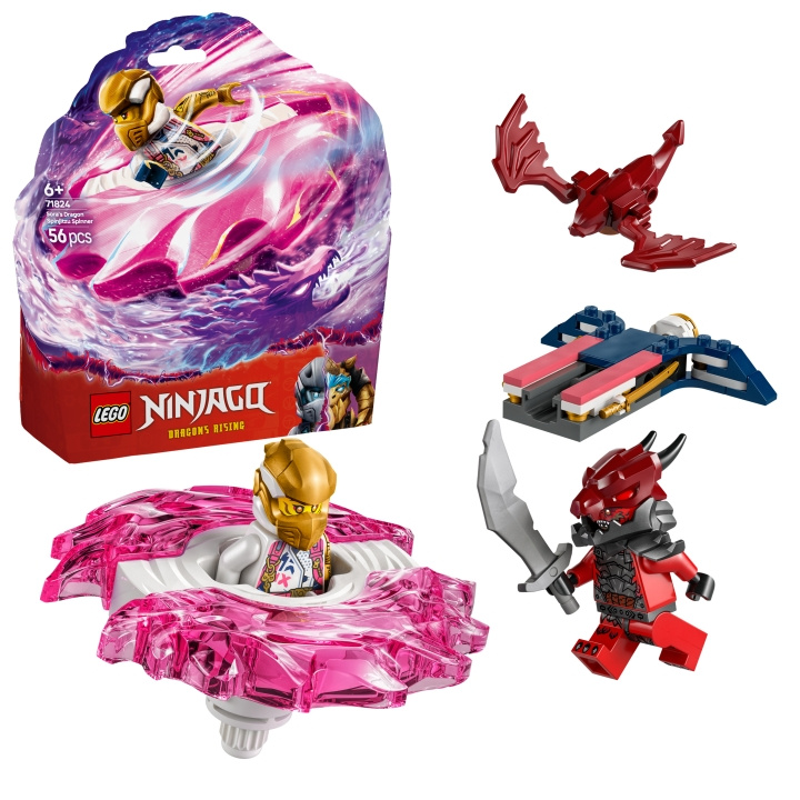 LEGO Ninjago - Soran lohikäärmeen Spinjitzu-kehrääjä (71824) ryhmässä LELUT, TUOTTEET LAPSILLE JA VAUVOILLE / Leikkikalut, Askartelu &Pelit / Figuurit, miniatyyrit ja tarvikkeet @ TP E-commerce Nordic AB (D12345)