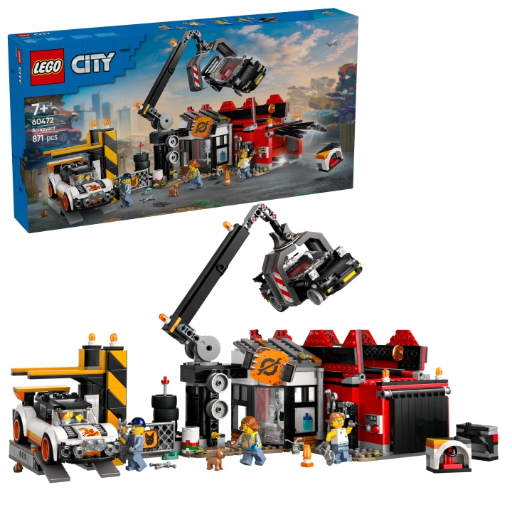 LEGO LEGO Kaupunki - romuttamo autojen kanssa (60472) ryhmässä LELUT, TUOTTEET LAPSILLE JA VAUVOILLE / Leikkikalut, Askartelu &Pelit / Rakennuslelut / Lego @ TP E-commerce Nordic AB (D12350)