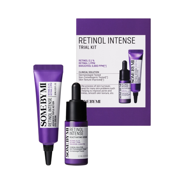 Some By Mi Retinol Intense Trial Kit lahjapakkaus ryhmässä KAUNEUS JA TERVEYS / Ihonhoito / Kasvot / Seerumit iholle @ TP E-commerce Nordic AB (D12403)