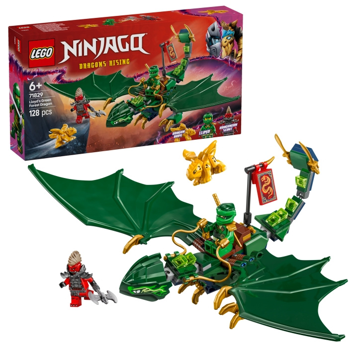 LEGO Ninjago - Lloydin vihreä metsälohikäärme (71829) ryhmässä LELUT, TUOTTEET LAPSILLE JA VAUVOILLE / Leikkikalut, Askartelu &Pelit / Rakennuslelut / Lego @ TP E-commerce Nordic AB (D12415)