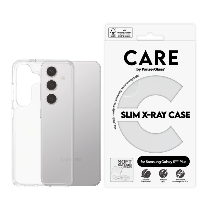 CARE by PanzerGlass - Muodikas kotelo läpinäkyvä X-Ray Soft Basic Samsung Galaxy S25 Plus Plus ryhmässä ÄLYPUHELIMET JA TABLETIT / Puhelimen suojakotelo / Samsung @ TP E-commerce Nordic AB (D12462)