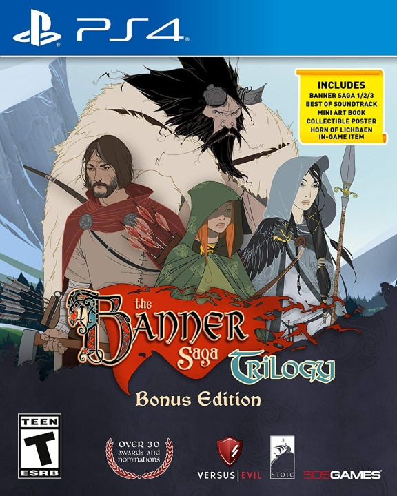 The Banner Saga Trilogy Bonus Edition (Import) (PS4) ryhmässä KODINELEKTRONIIKKA / Pelikonsolit & Tarvikkeet / Sony PlayStation 4 / Peli @ TP E-commerce Nordic AB (D12484)