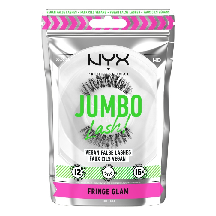 NYX Ammattimeikki - Jumbo Lash! Vegaaniset tekoripset - Fringe Glam 4 ryhmässä KAUNEUS JA TERVEYS / Meikit / Silmät ja kulmat / Irtoripset @ TP E-commerce Nordic AB (D12527)